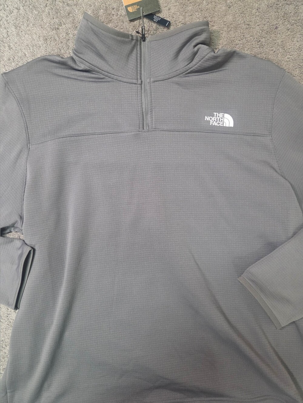 The North Face Men’s Gray Quarter-Zip Pullover Jacket